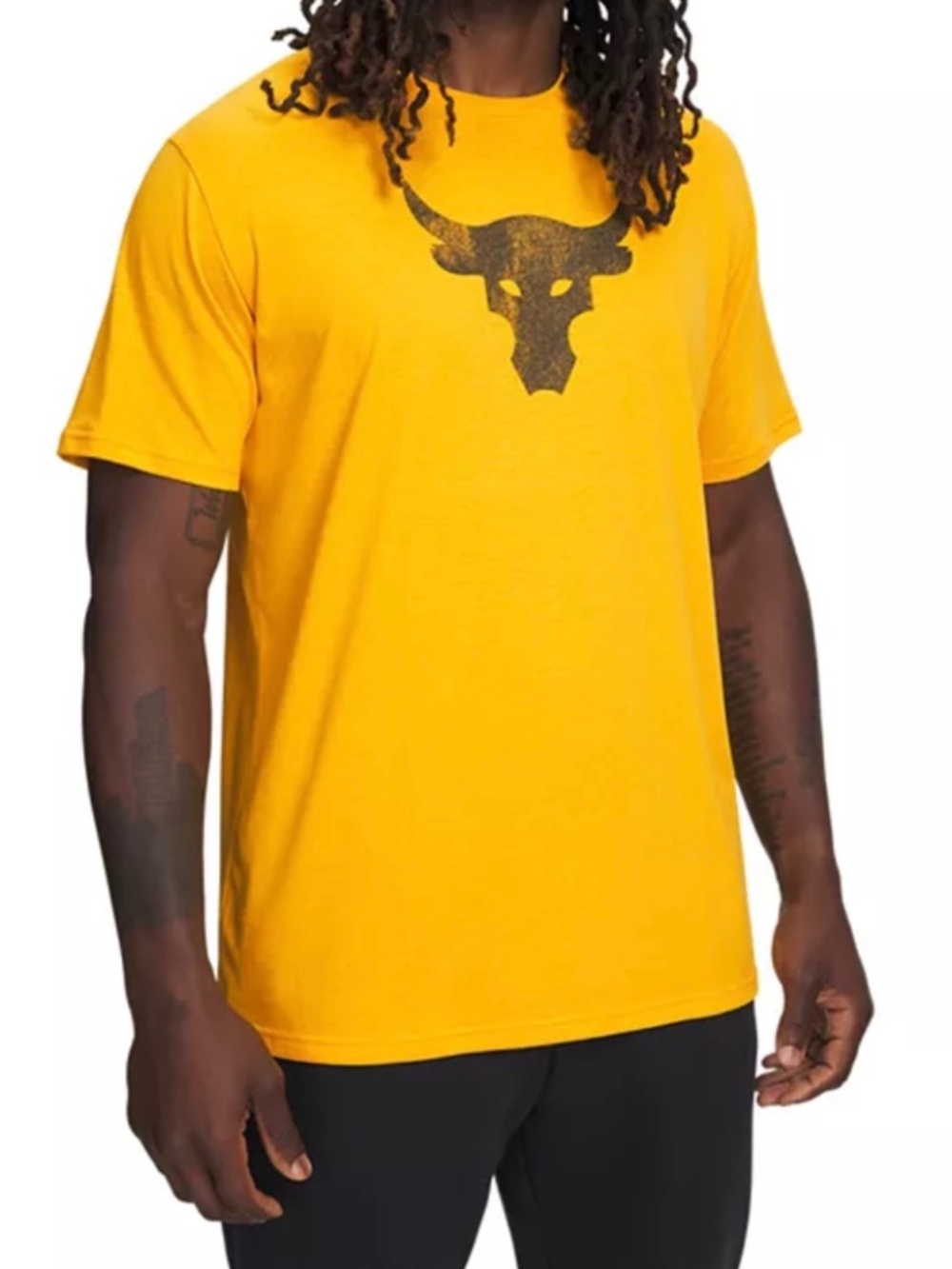 Under Armour 1383191 750 UA Project Rock Graphic Short Sleeve T-Shirt Large